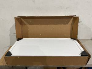 lot 52 image: ZAOUS White Metal 3-Drawer Vertical File Storage Cabinet