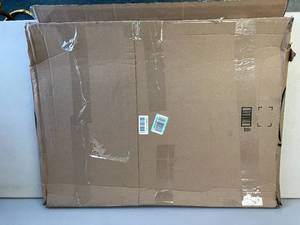 lot 405 image: VIZ-PRO Magnetic Dry Erase White Board with Black Aluminum Frame