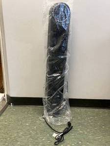 lot 423 image: Dreo Standing Bladeless Tower Fan - Black