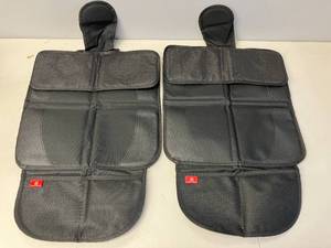 lot 427 image: LOT OF 2 Helteko Car Seat Protector for Child Carseat - Black