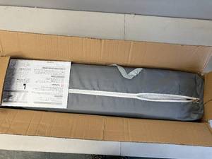 lot 431 image: Hiaksedt Baby Playpen with Breathable Mesh, Anti-Fall - Grey