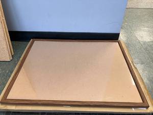 lot 434 image: euwazram 22x28 Picture Frame - Rustic Walnut