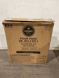 lot 60 image: Regalo 192-Inch Super Wide 4-in-1 Adjustable Baby Gate and Play Yard