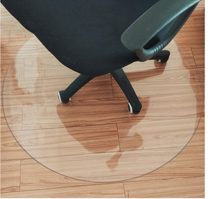 lot 409 image: 45 inch Round Clear Hardwood Floor Protector
