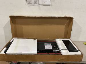 lot 81 image: Sperax 2-in-1 Under Desk Folding Treadmill - BlackRed