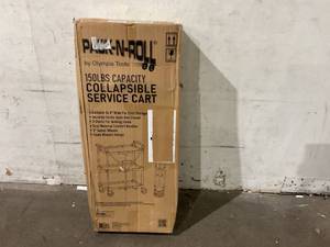 lot 177 image: Olympia Tools Pack-N-Roll Service Cart