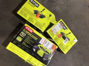 lot 43 image: Lot of Assorted Ryobi Surface Cleaners Various Sizes and Conditions  Customer Returns See Pictures
