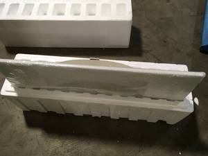 lot 20 image: Modway Cayman 36 in. Bathroom Sink in White customer return review pictures