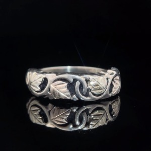lot 71B image: Exquisite Black Hills Gold & Silver Band A Perfect Blend of Beauty and Craftsmanship in 12k gold  925 Silver  VIDEO 