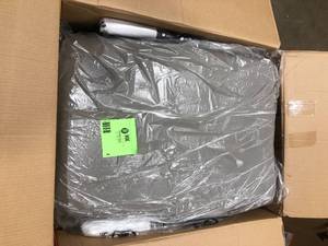 lot 2 image: Grey PU Leather Adjustable Swivel Recliner Chair Customer Returns See Pictures