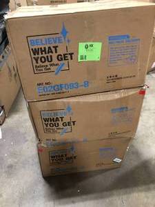 lot 3 image: Lot of 3  PHI VILLA Black Swivel Textilene Metal Patio Outdoor Dining Chair (2-Pack) Customer Returns See Pictures