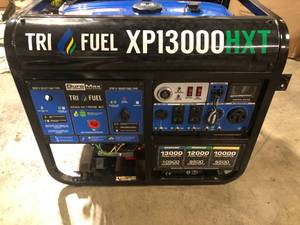 lot 23 image: DUROMAX 13,000-Watt10,500-Watt Tri-Fuel Remote Start Gasoline Propane Natural Gas Portable Generator with CO Alert  Customer Returns See Pictures