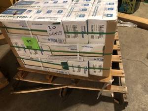 lot 31 image: 30 Boxes of EpicClean Milton Arabescato Marble 6 in. x 18 in. Glazed Ceramic Wall Tile (11.25 sq. ft.  case) by Marazzi  Customer Returns See Pictures