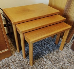 Teak Danish Nesting Tables