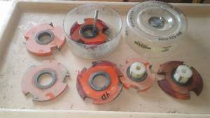 lot 419 image: Shaper Cutters.