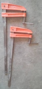 lot 439 image: Jorgensen Extreme Deep-Reach Sliding - Head Steel Bar Clamp 36in