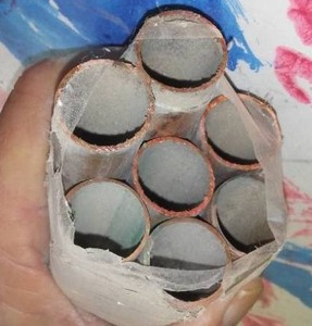 lot 445 image: Copper Tubing 34  (7). Mostly clean.