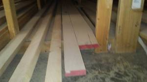 lot 474 image: Variety Of Woods.  54 X 10 Plus Ft
