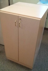 lot 482 image: Locking Cabinet. Custom Built
