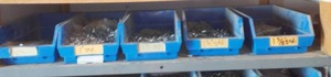 lot 797 image: Bolts And Bins. 34 To 1 38 Size