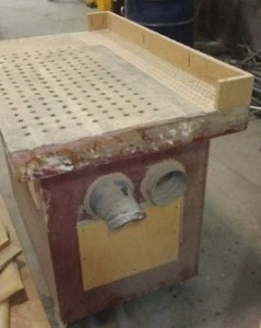lot 852A image: Down Draft Work Table
