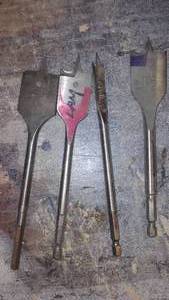 lot 884 image: Toolbox And Spade Bits.