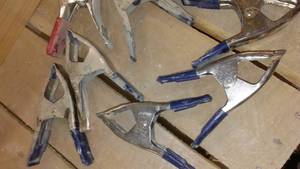 lot 982 image: Metal Hand Clamps. about 20.
