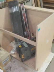 lot 1022 image: Cabinet And More. DeWalt Case Empty.