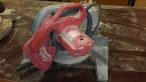lot 1031 image: Milwaukee Miter Saw Parts Or Repair.