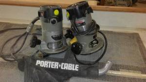 lot 1038 image: Porter Cable Routers (2).