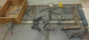 lot 1045 image: Corner Clamps And More.