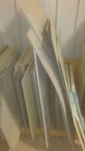 lot 1067 image: Corian and Laminate Pieces.