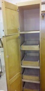 lot 1080 image: 2 Door Pull-out Pantry.
