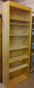 lot 513 image: Open Shelving Cabinet, Wood.
