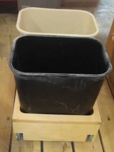 lot 545 image: Slide Out Garbage Containers.