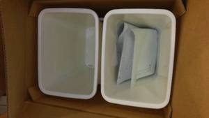 lot 556 image: Pull Out Garbage On Glides, 2 Bins.