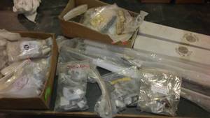 lot 580 image: Knobs Handles And More,(2 boxes) .