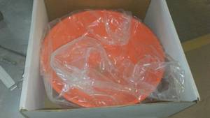 lot 582 image: Eye Wash Station Bowl. New In Box. OSHA approved.