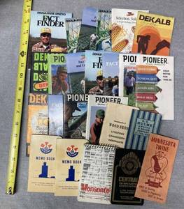 lot 13 image: More than 20 Vintage Seed Corn and Farm Products Pocket Guides and Brochures including Minnesota Twine Brochure and Livestock Agency Brochures