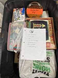lot 23 image: Cha-Cha The Electric Monkey Drummer in Original Box, Battery Operated Panda Bear in Original Box, Electro-Art Set-Forerunner of the Lite-Brite and More