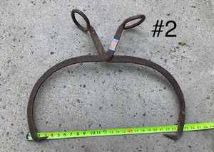 lot 41 image: Pair of Vintage Ice Tongs