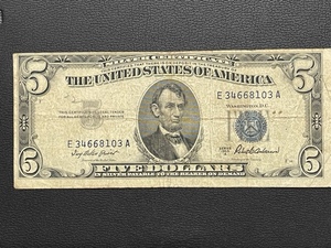 $5 Dollar Silver Certificate