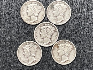 Mercury Silver Dimes