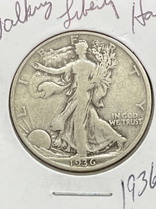 1936-S Walking Liberty Half Dollar