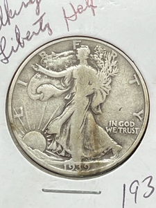 1939 Walking Liberty Half Dollar