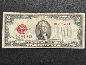 Red Seal $2 Bill