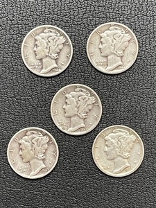 Mercury Silver Dimes
