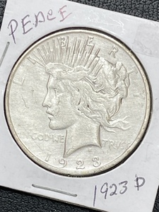 1923-D Peace Dollar