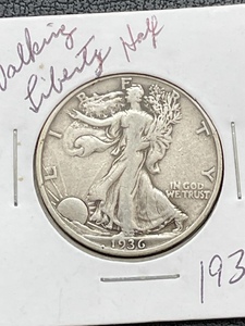 1936 Walking Liberty Half Dollar