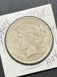 1924 Peace Dollar